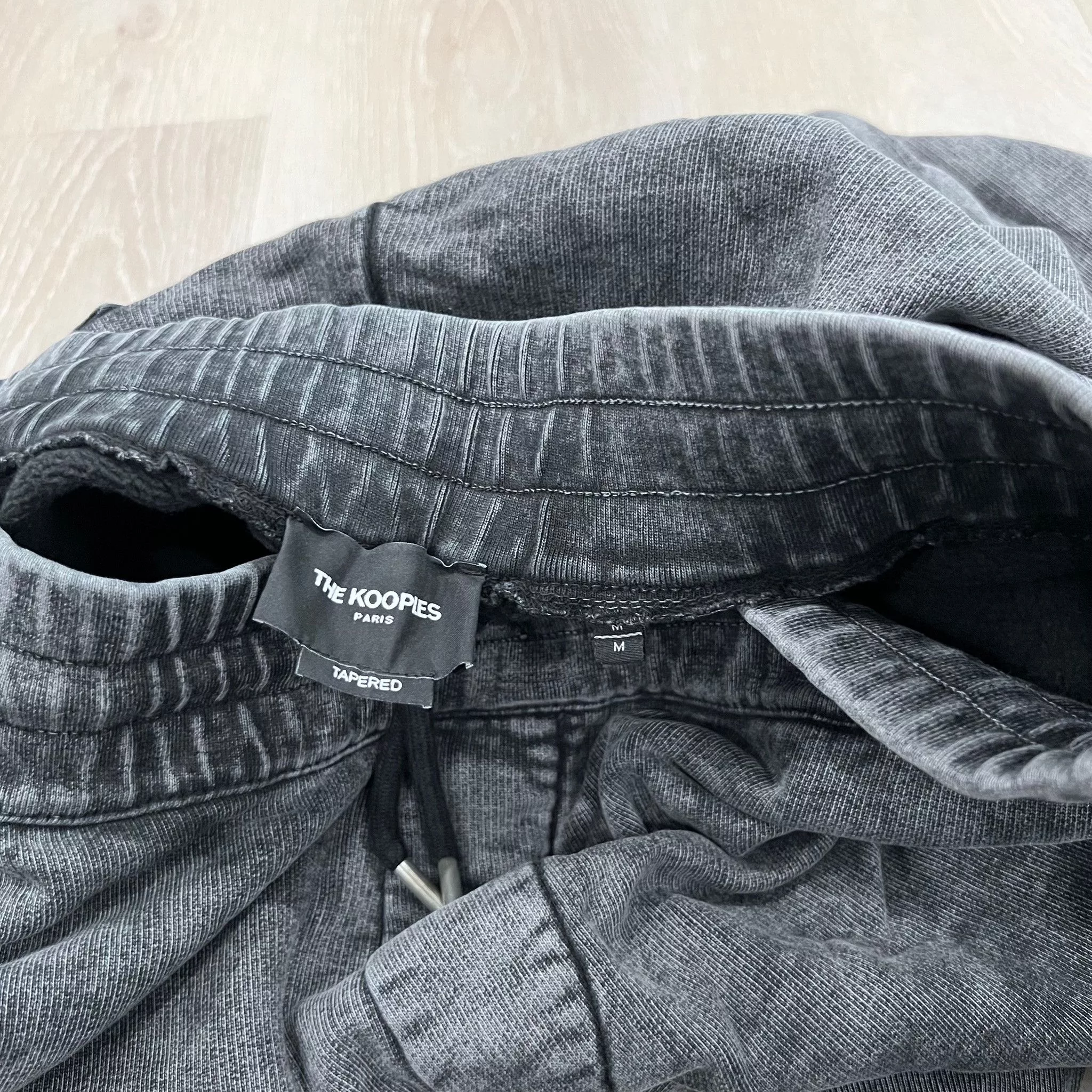 The Kooples Sweatpants Joggers The Kooples Paris Metal Pull Pockets Drawstring Jogger Black