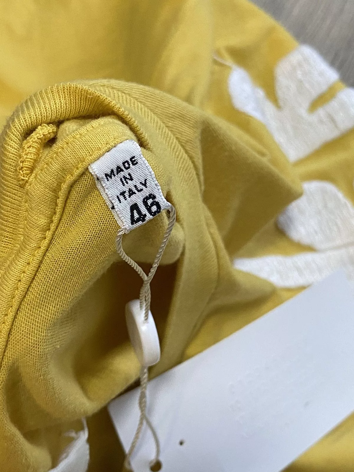 Maison Margiela Short Sleeve T Shirts Maison Margiela Maison Martin Margiela S/S 2007 Flower T Shirt Tee NWT MMM Yellow