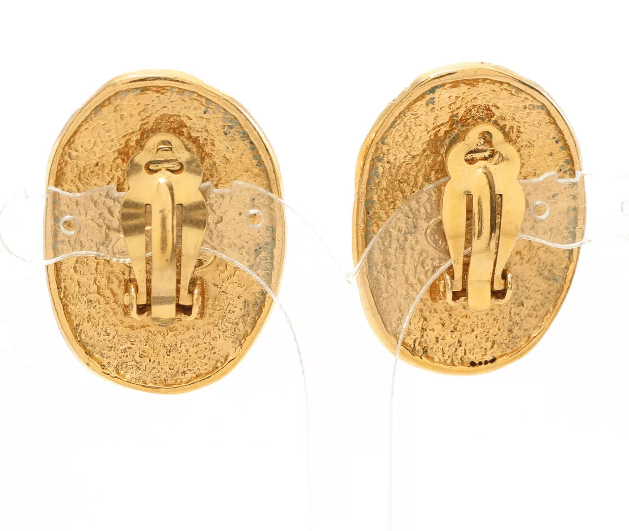 Chanel Earrings Chanel Crown Gold Clip on Earrings AUTHENTIC