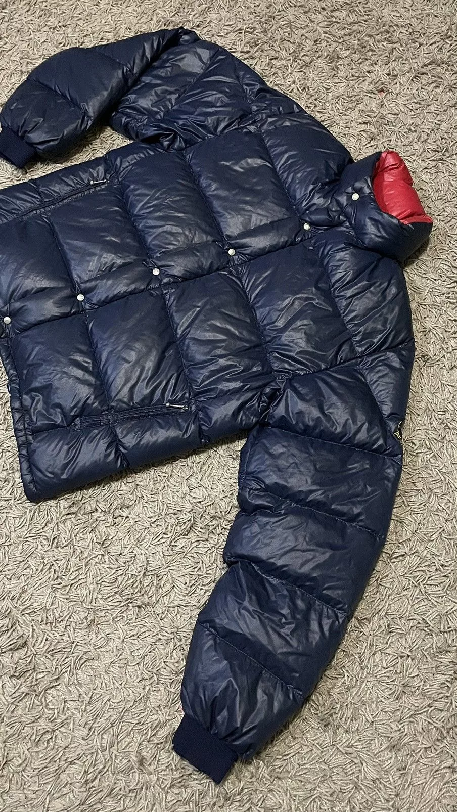 Designer Bombers Designer MONCLER DOWN JACKET Blue