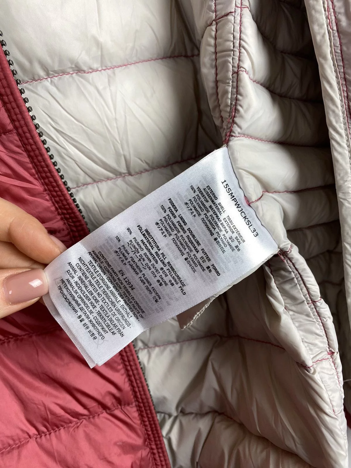 Parajumpers Down Jackets Parajumpers Super Light Weight ladies down jacket size Xl Pink Luxury