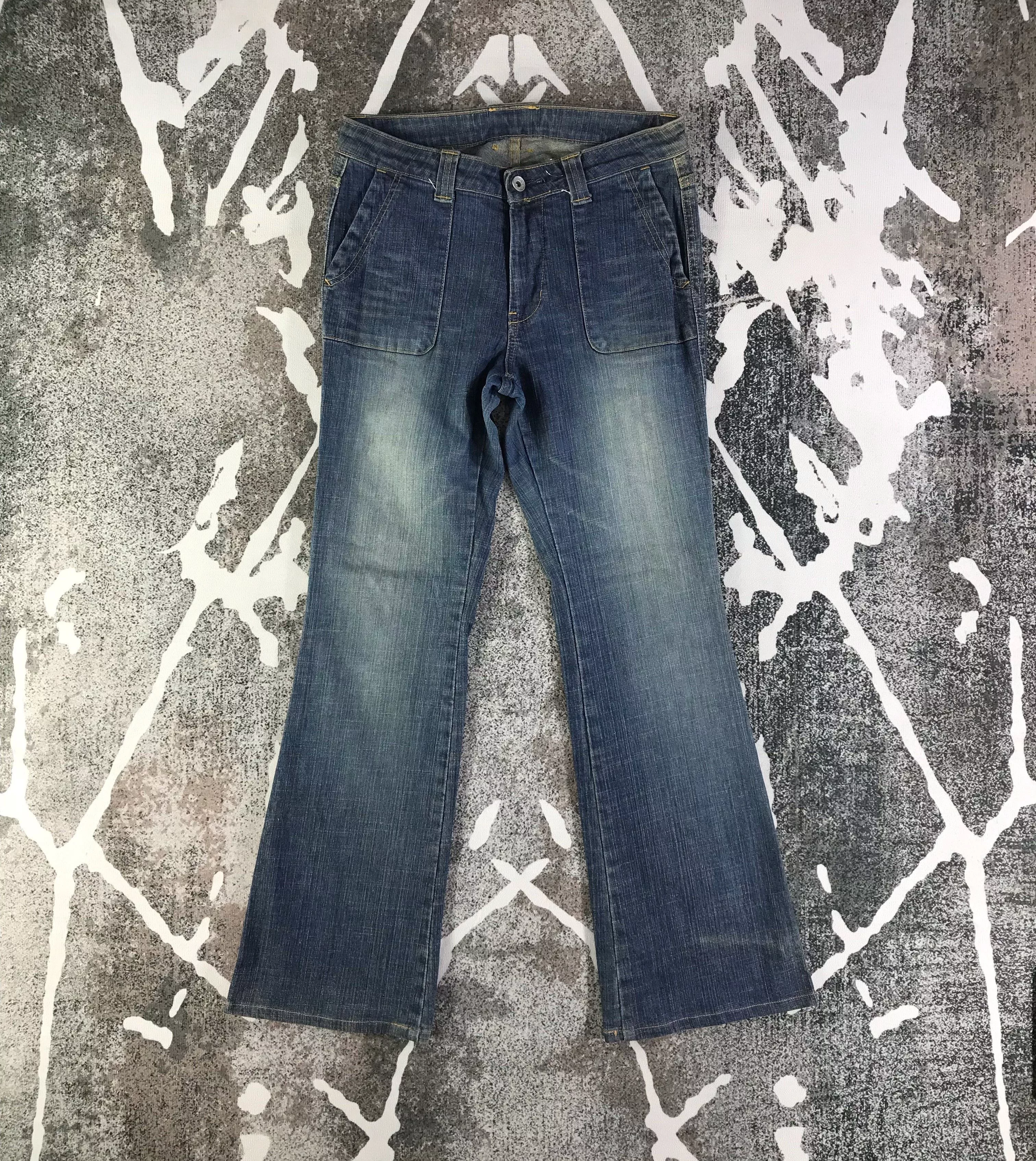 Japanese Brand Denim Japanese Brand × Vintage Et Boite Jeans Flared Denim Blue