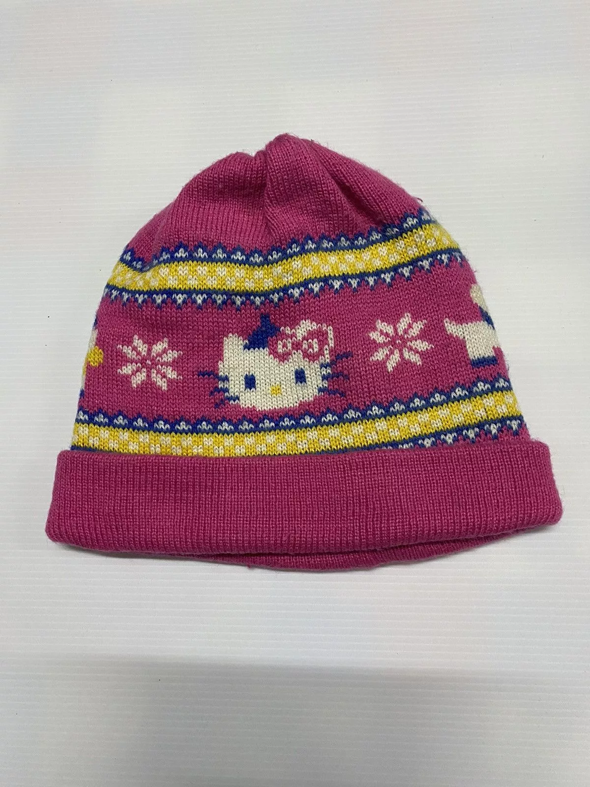 Cartoon Network Hats Cartoon Network × Vintage Hello Kitty Beanie Hat Pink
