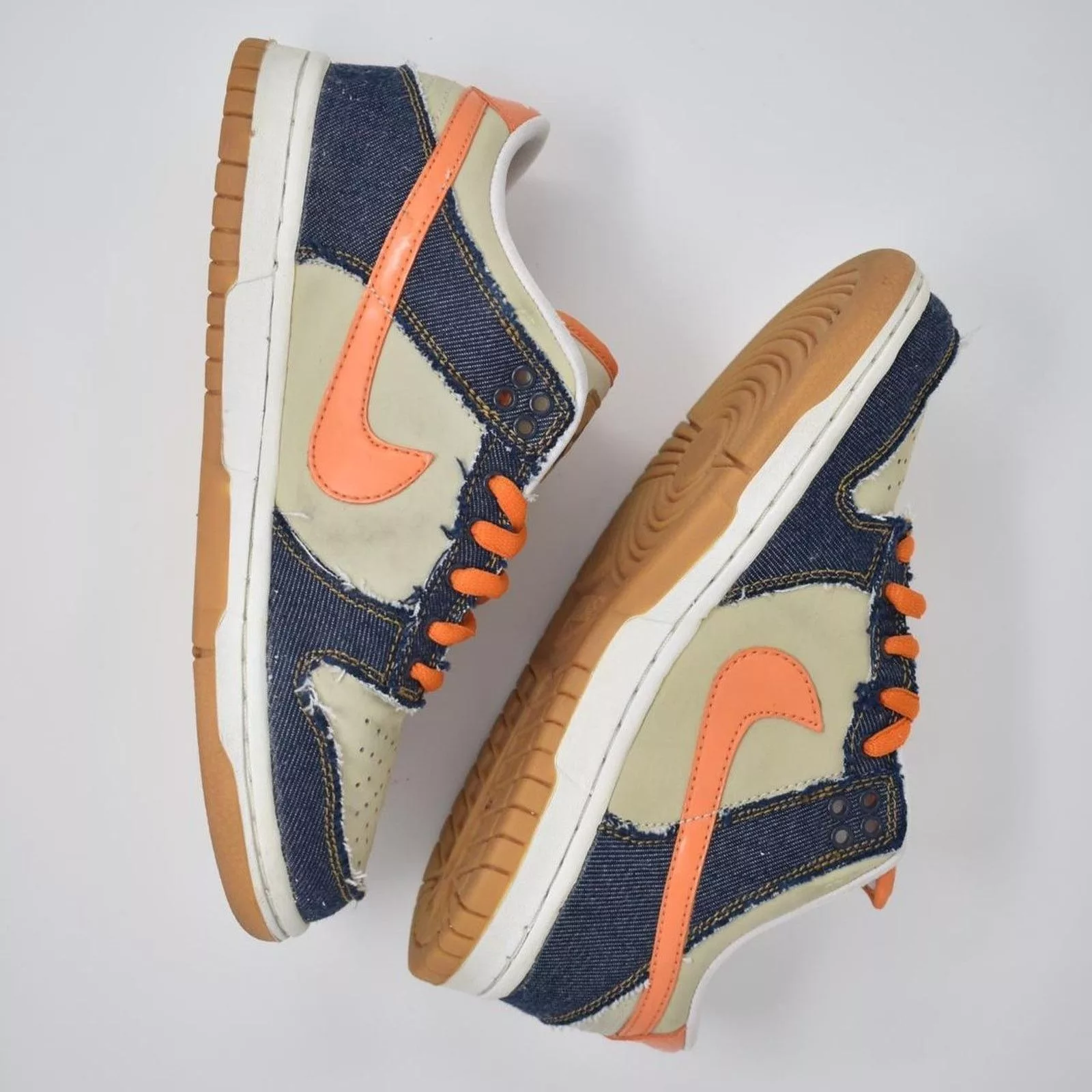 Nike Low Top Sneakers 2007 Nike Dunk Low “Orange Denim”