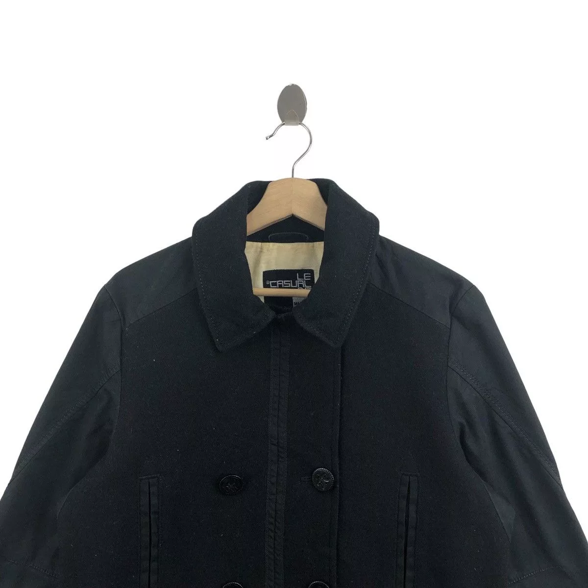 Marithe + Francois Girbaud Heavy Coats Marithe + Francois Girbaud × Vintage Pick!! Vtg MARITHE FRANCOIS GIRBAUD x Le Casual De Wool Coat Black