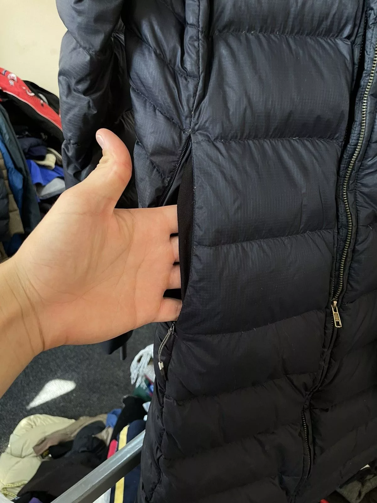 Rab Down Jackets Rab Jacket Deep Cover Parka Down Pertex Quantum Long Ladies Multi Gorpcore