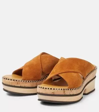 Chloe Mules Chloe o1loc1c0624 CHC22 Laia Mules in Caramello Multi