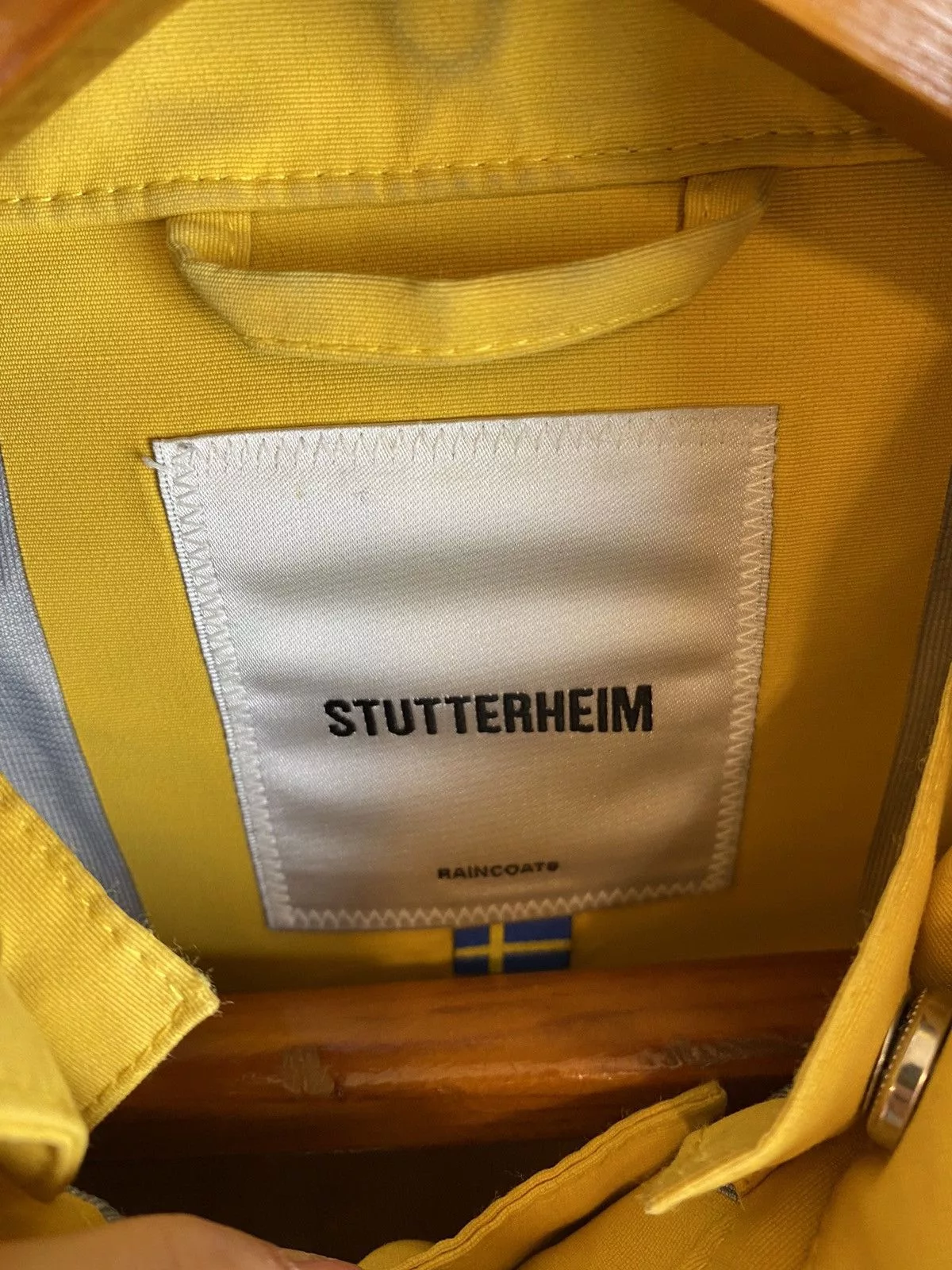 Stutterheim Light Jackets DS! Stutterheim Stockholm Yellow Jacket Streetwear