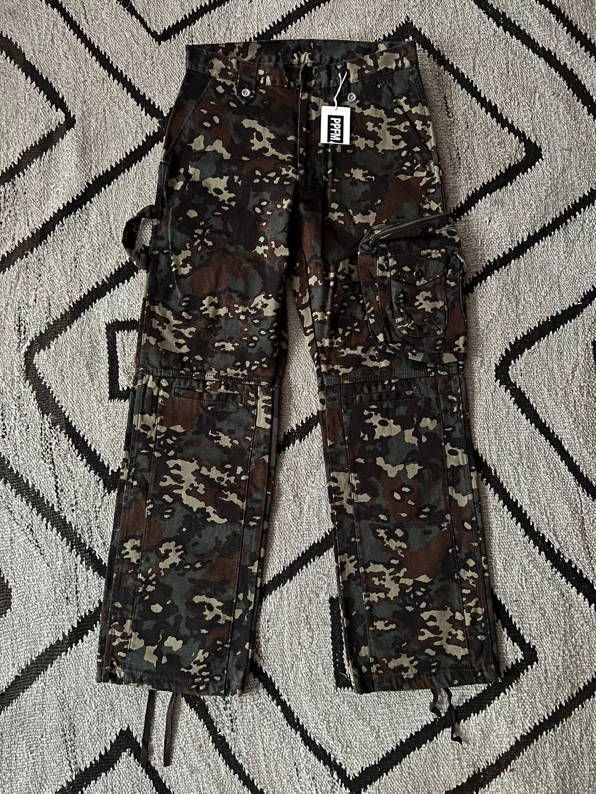 PPFM Casual Pants PPFM multi pocket camo pants