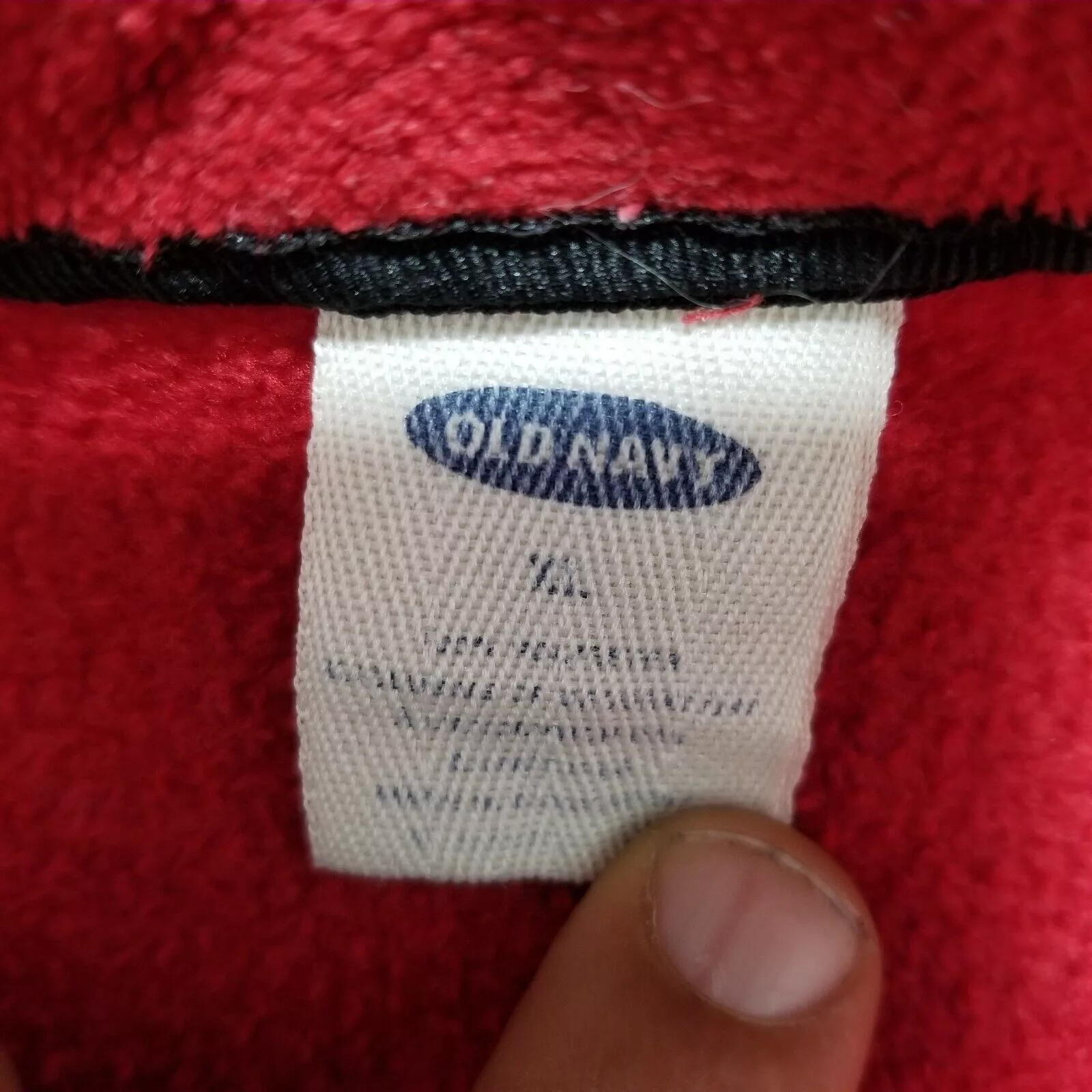 Old Navy Light Jackets Old Navy Fleece Jacket Mens XL Long Sleeve Pullover Red