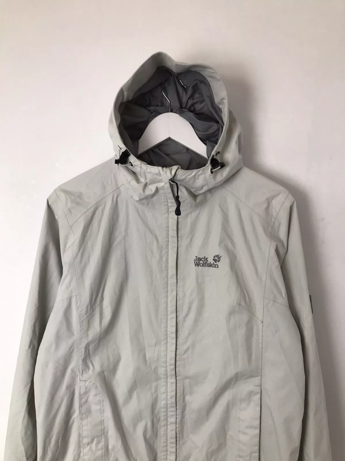 Goretex Light Jackets Goretex × Jack Wolfskin Jack Wolfskin Waterproof,Windbreaker Hooded Jacket White Gorpcore