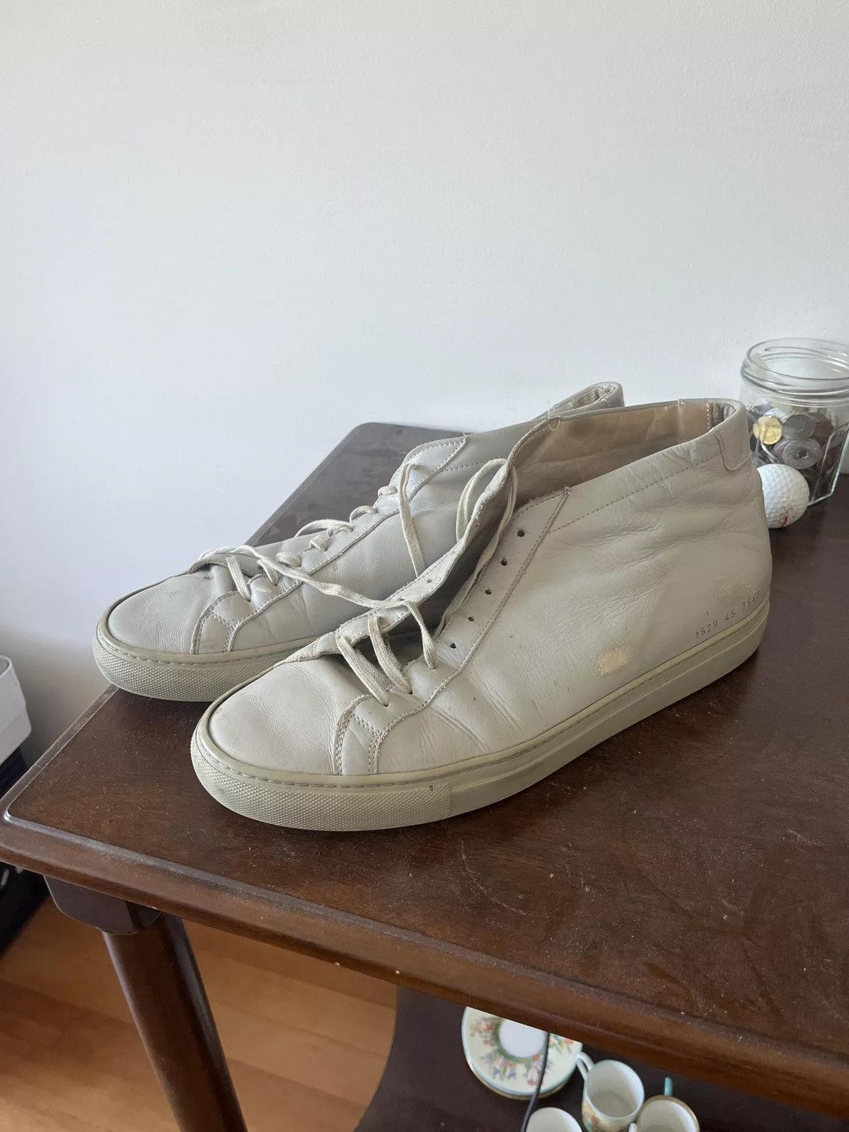 Common Projects Casual Leather Shoes Common Projects Mid - Grey Gray