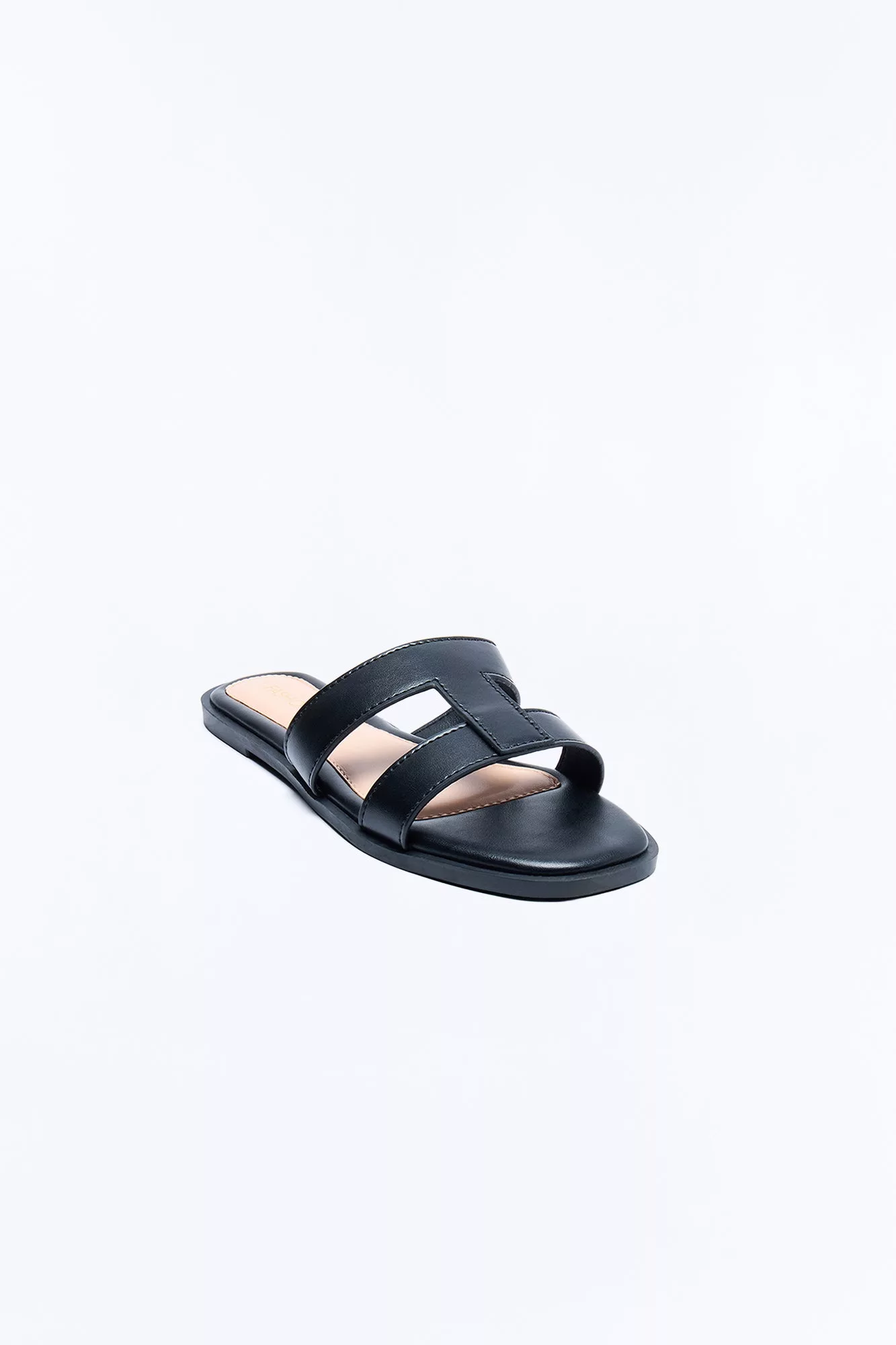 Daily Dose Flat Sandals - Black