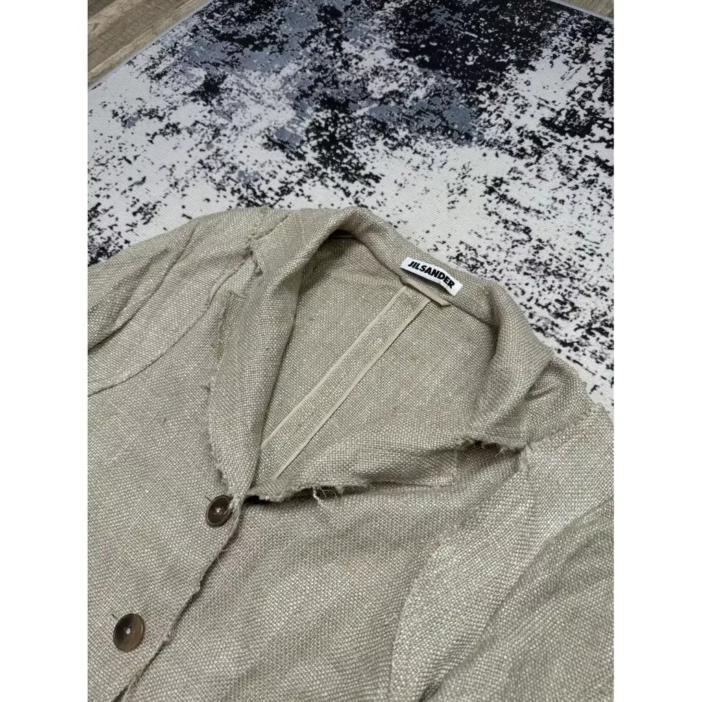 Jil Sander Jackets Jil Sander Suit Jacket Beige Size 36