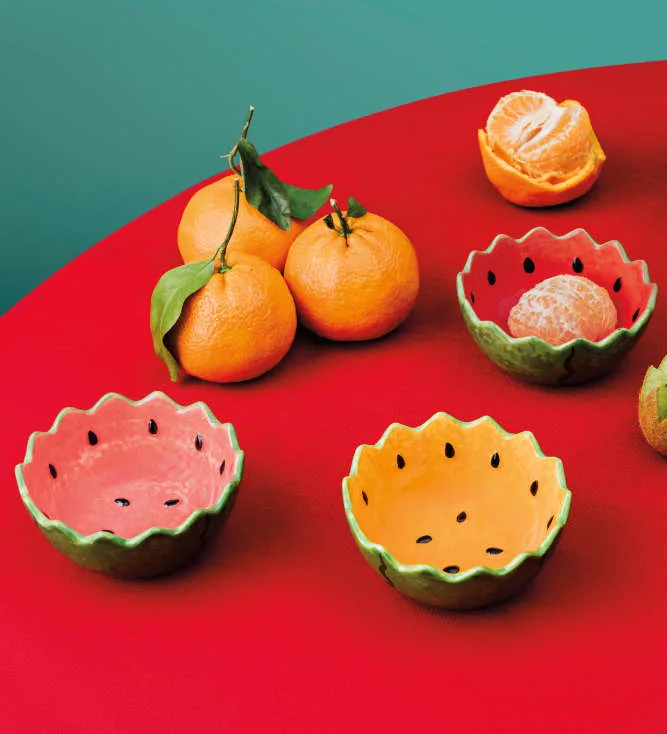 Melon Pop Shaped Bowls 3/Set