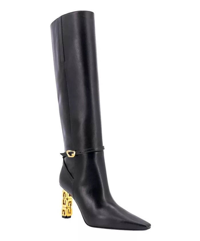 Givenchy Boots Givenchy o1srvl11e0624 G Cube Knee Boots in Black