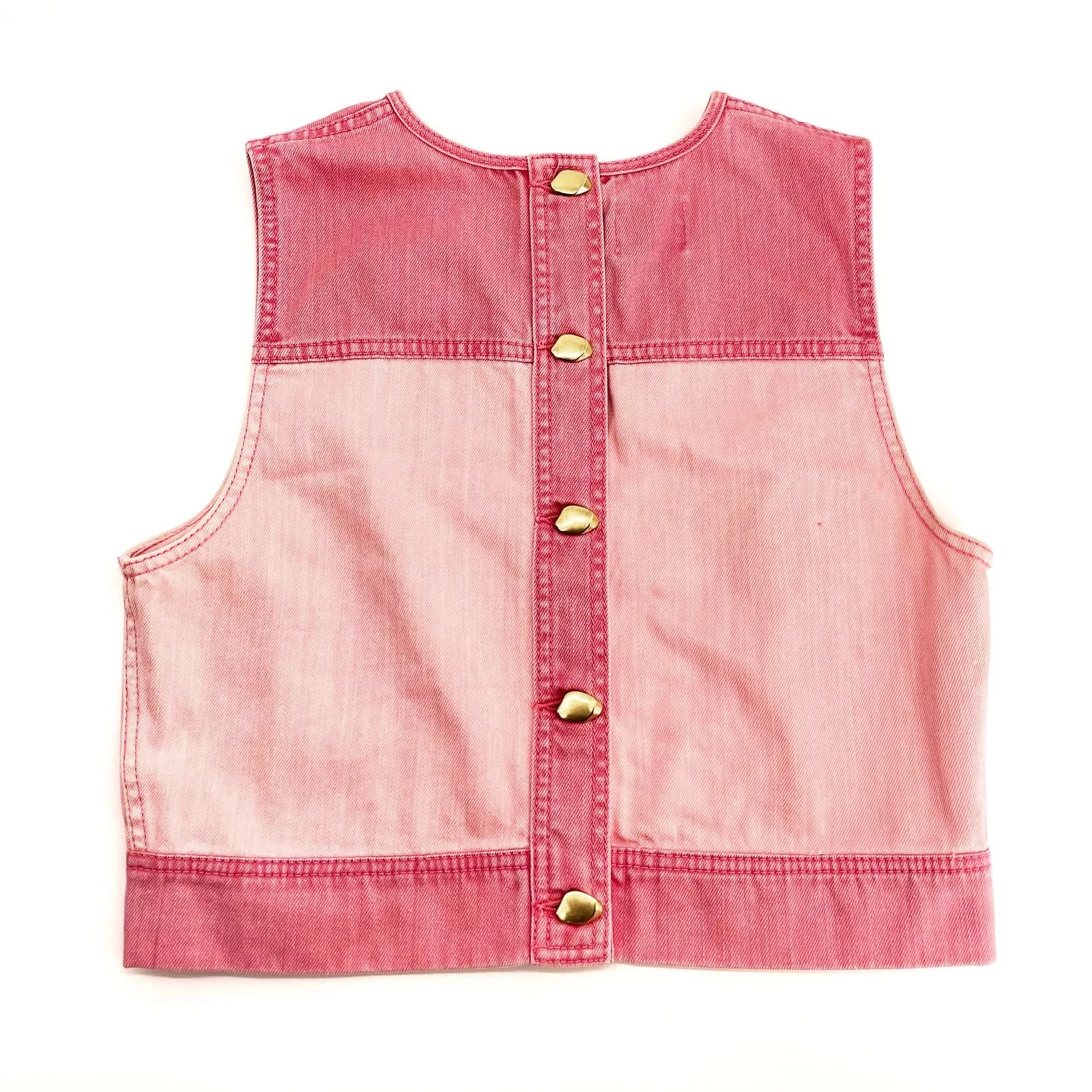 Aje Button Ups Aje Shades Pink Denim Shell Top