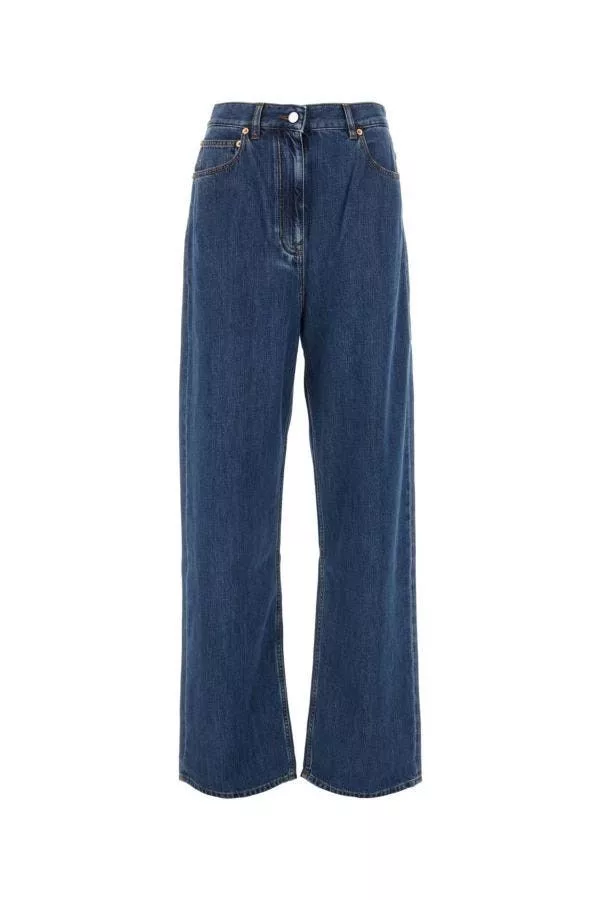 Valentino Jeans Valentino Denim Wide-Leg Jeans Multi