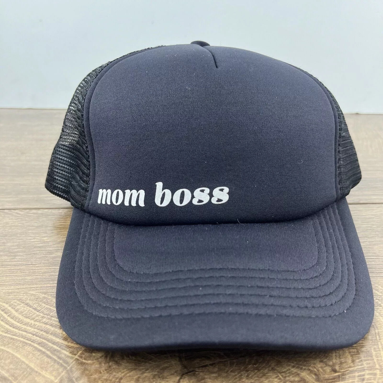 Other Hats Other Mom Boss Snapback Hat Mom Boss Black Cap Adjustable Black Ad