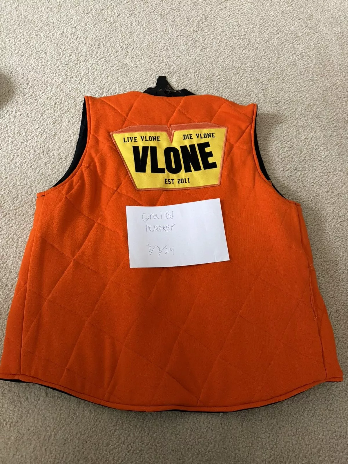 Vlone Vests RAREST VLONE VEST Black