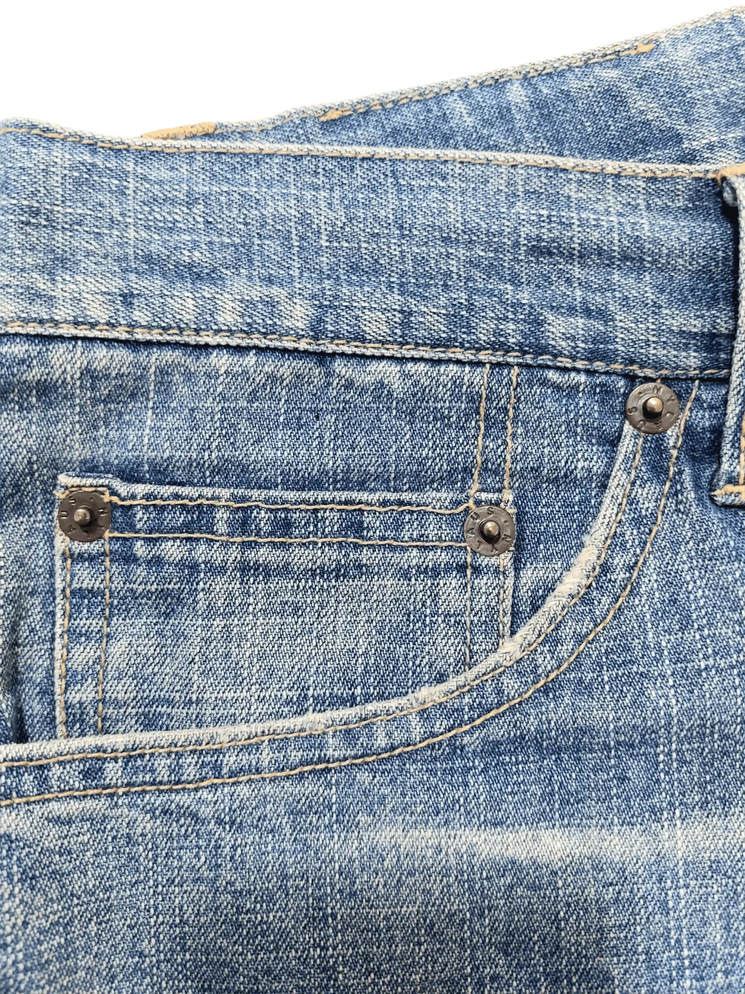 Designer Denim Designer × If Six Was Nine Nylaus 0125 Patchwork Denim Blue