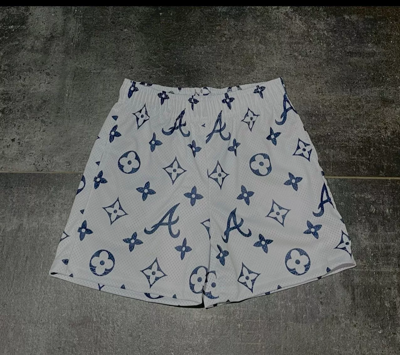 Bravest Studios Shorts Bravest Studios ‘LV / Braves’ Shorts / Size X-LARGE White