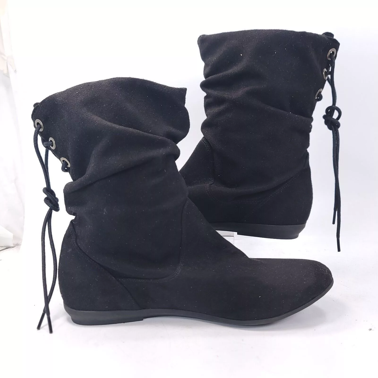 American Eagle Outfitters Boots American Eagle Outfitters American Eagle Mid Rise Flat Boot Womens Size 9 170885 Black
