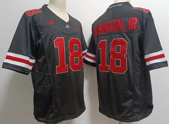 Other Jerseys Other Men's Ohio State Buckeyes #18 Marvin Harrison JR. Jersey Black