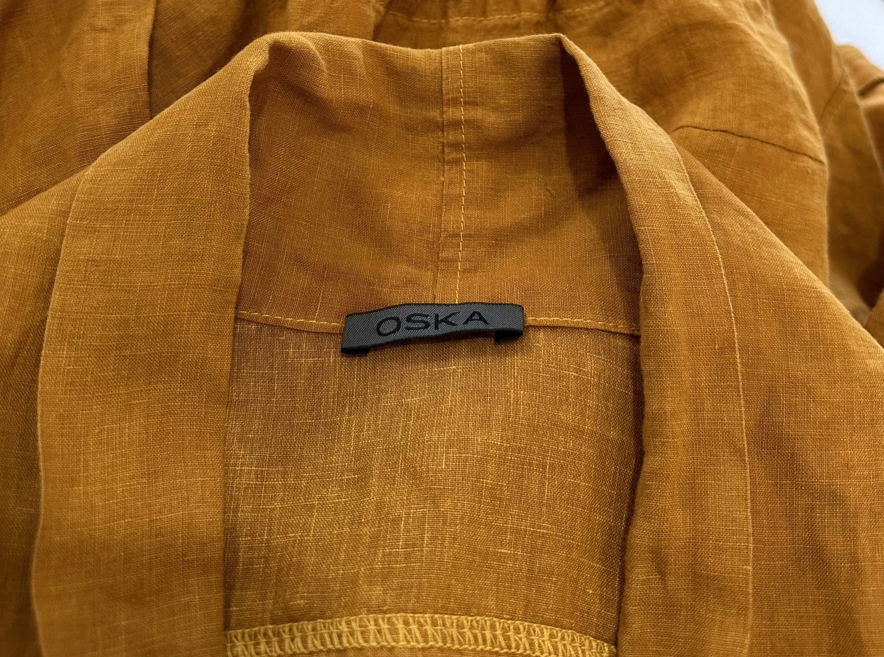 Other Blouses Other Oska Linen Blouse Red