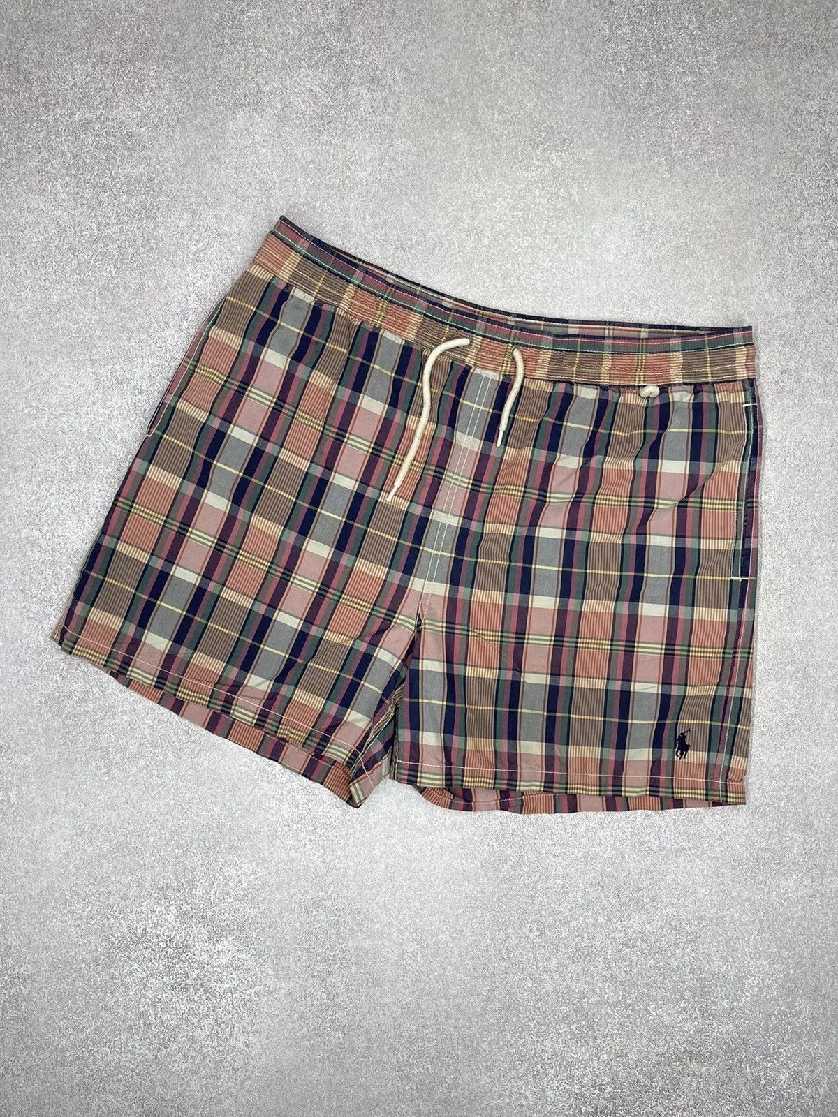 Polo Ralph Lauren × Rugby Ralph Lauren × Vintage Vintage Polo Ralph Lauren Shorts Into A Cage Y2K Rugby Multi
