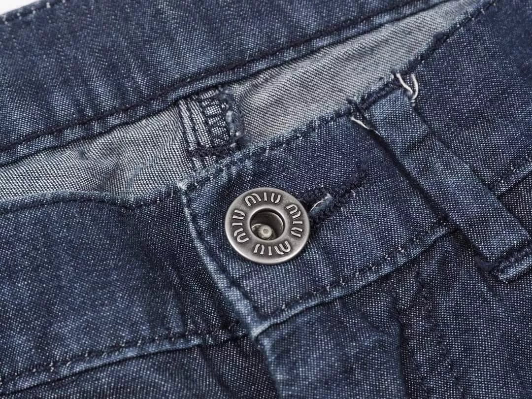 Miu Miu Shorts Miu Miu three quarters pants denim Blue