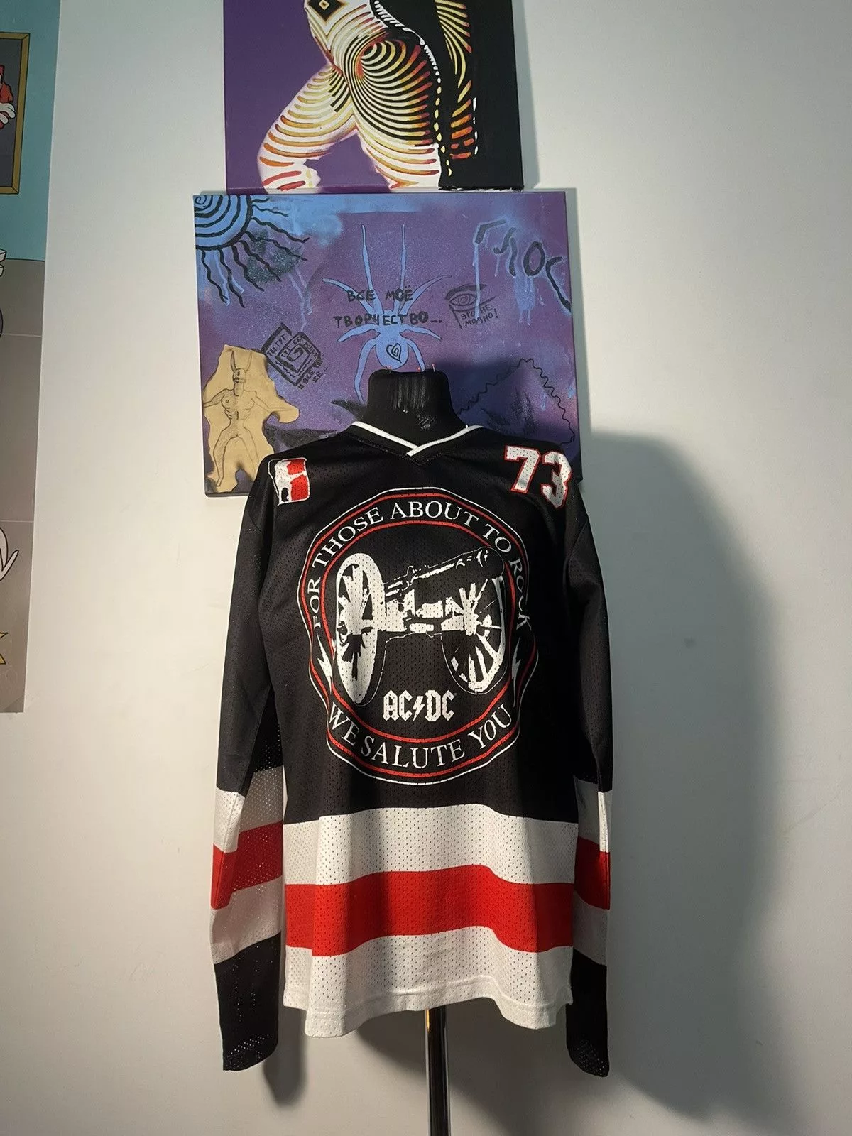 AC/DC Jerseys AC/DC jersey Black