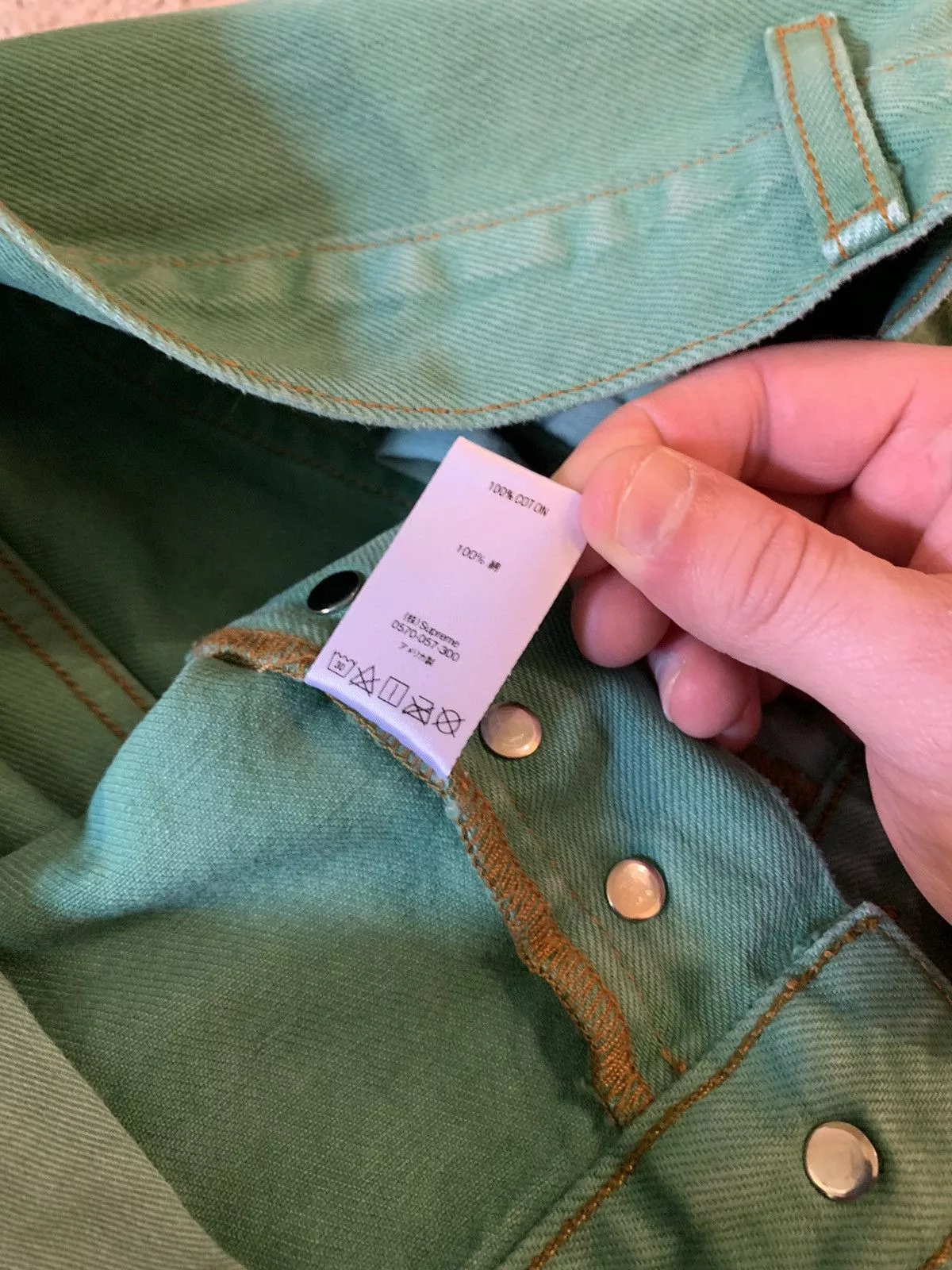 Supreme Denim Supreme Regular Jeans Green