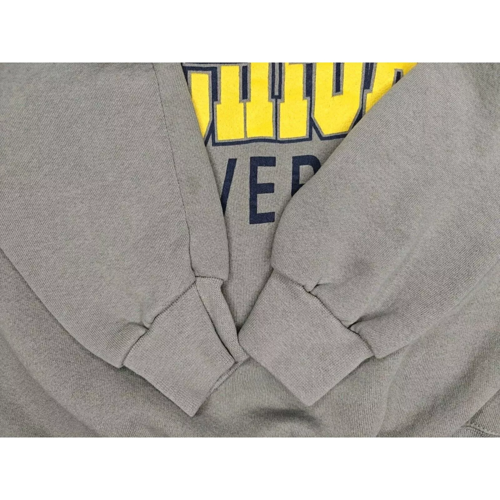 Vintage Sweatshirts Hoodies Michigan Wolverines Vintage Crewneck Graphic Sweatshirt Size White