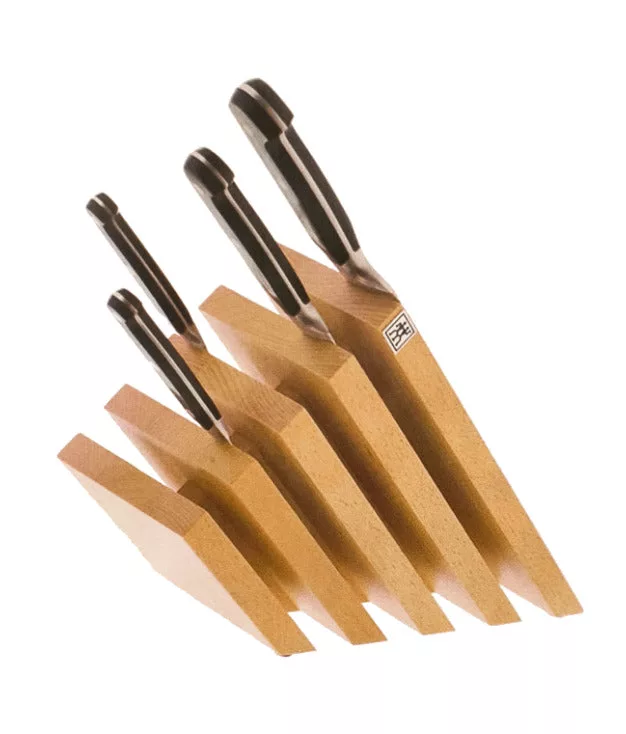 Pro 5pc Knife Set w/ Easel Block