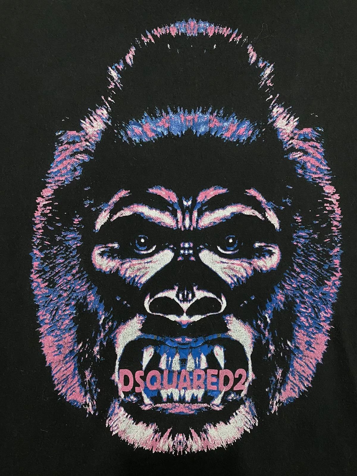 Dsquared2 Short Sleeve T Shirts Dsquared2 Disquared2 Gorilla TEE Black