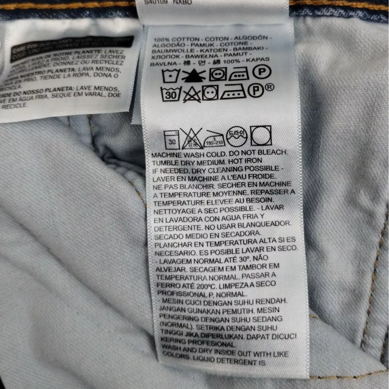 Levi's Denim Levi's 505 Men's Blue Pants/Jeans/Straight Leg 36x34 SKU3063