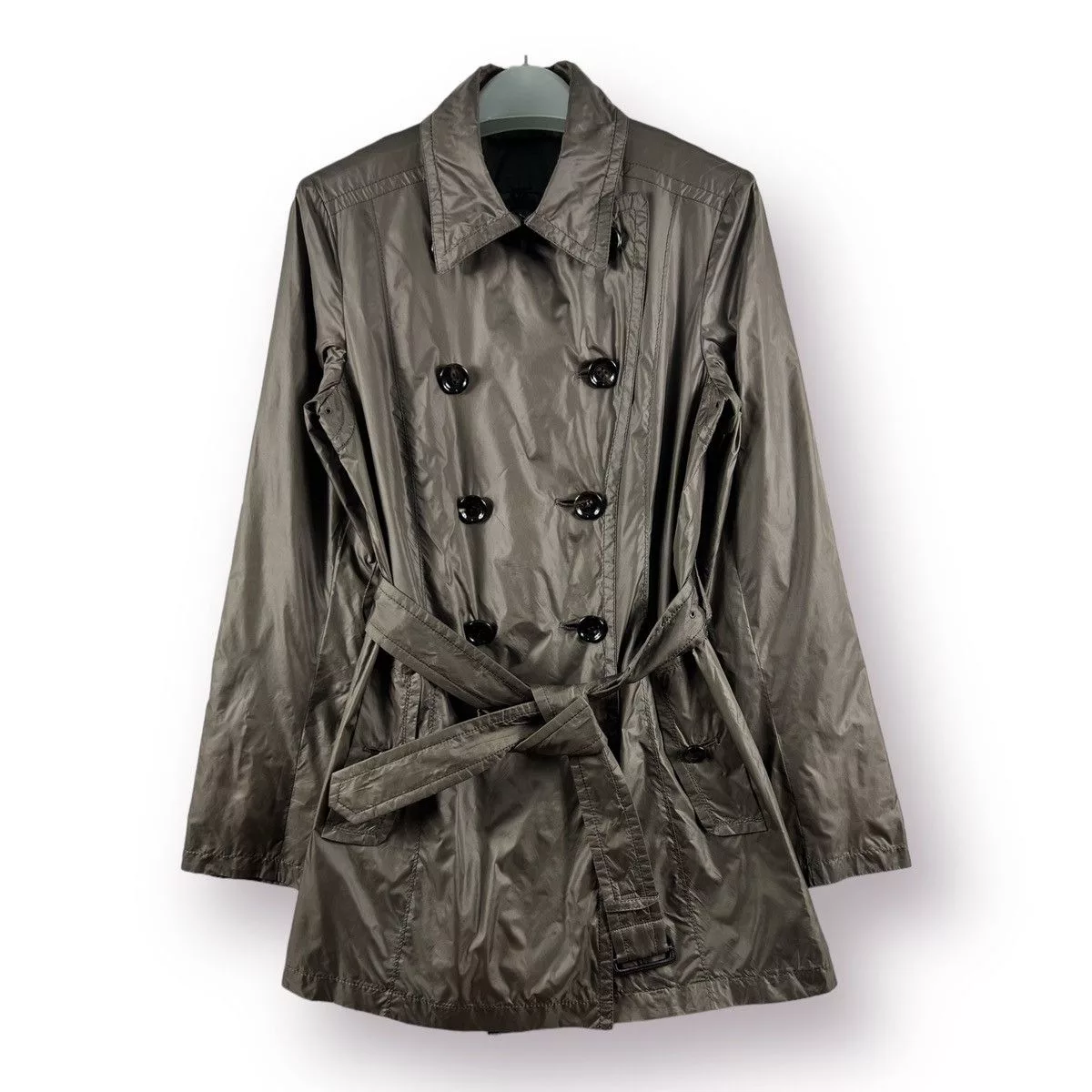 Burberry Coats 🔥 BURBERRY BLACK LABEL NYLON TRENCH COAT - 38 Gold