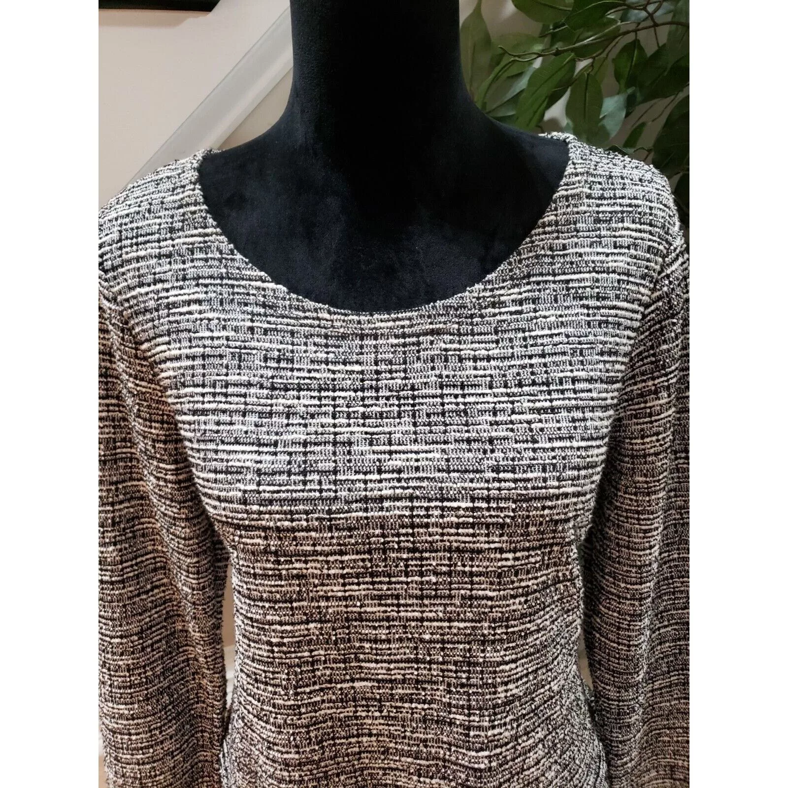Other Blouses Other Cato Polyester Round Neck Long Sleeve Top Blouse Medium Multi