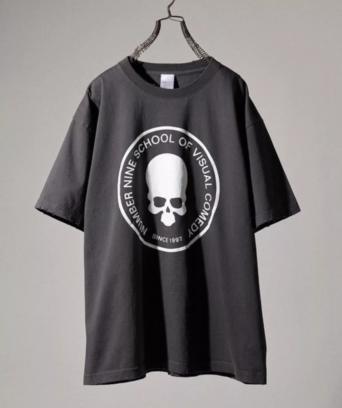 Number (N)ine Short Sleeve T Shirts Number (N)ine Number nine school of visual tee size 3 Black
