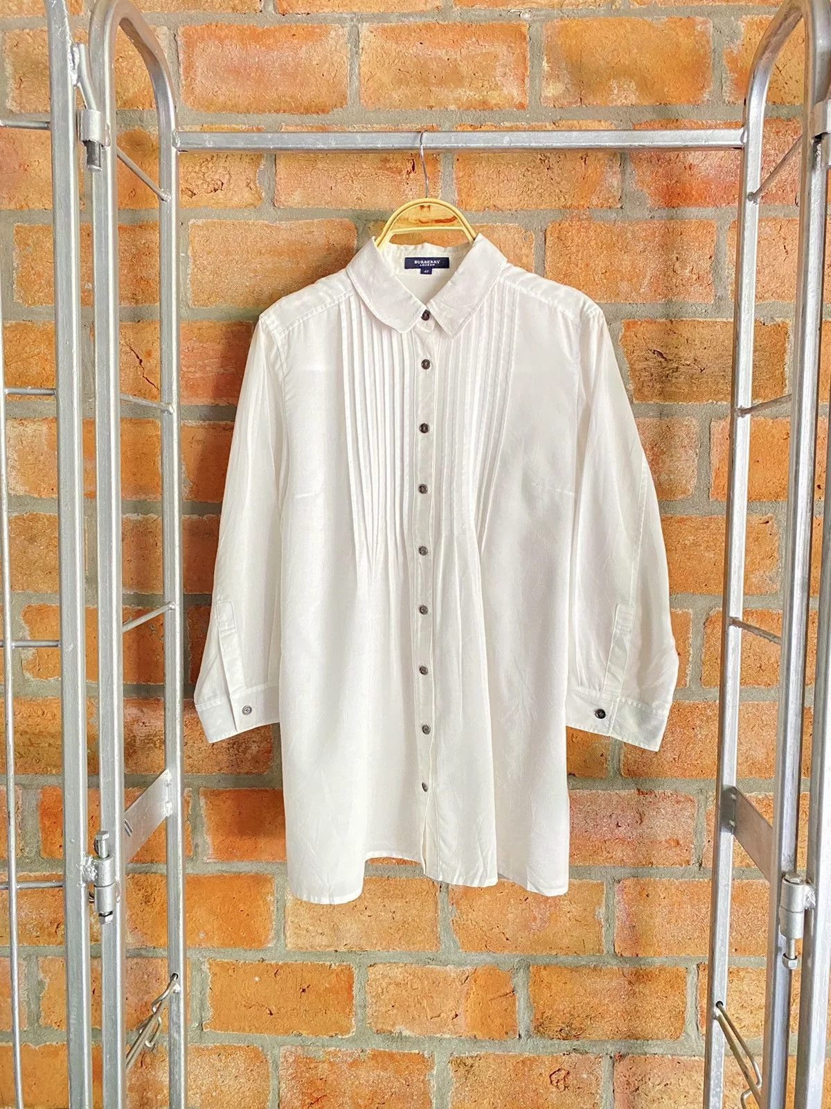 Burberry Button Ups Burberry white shirt
