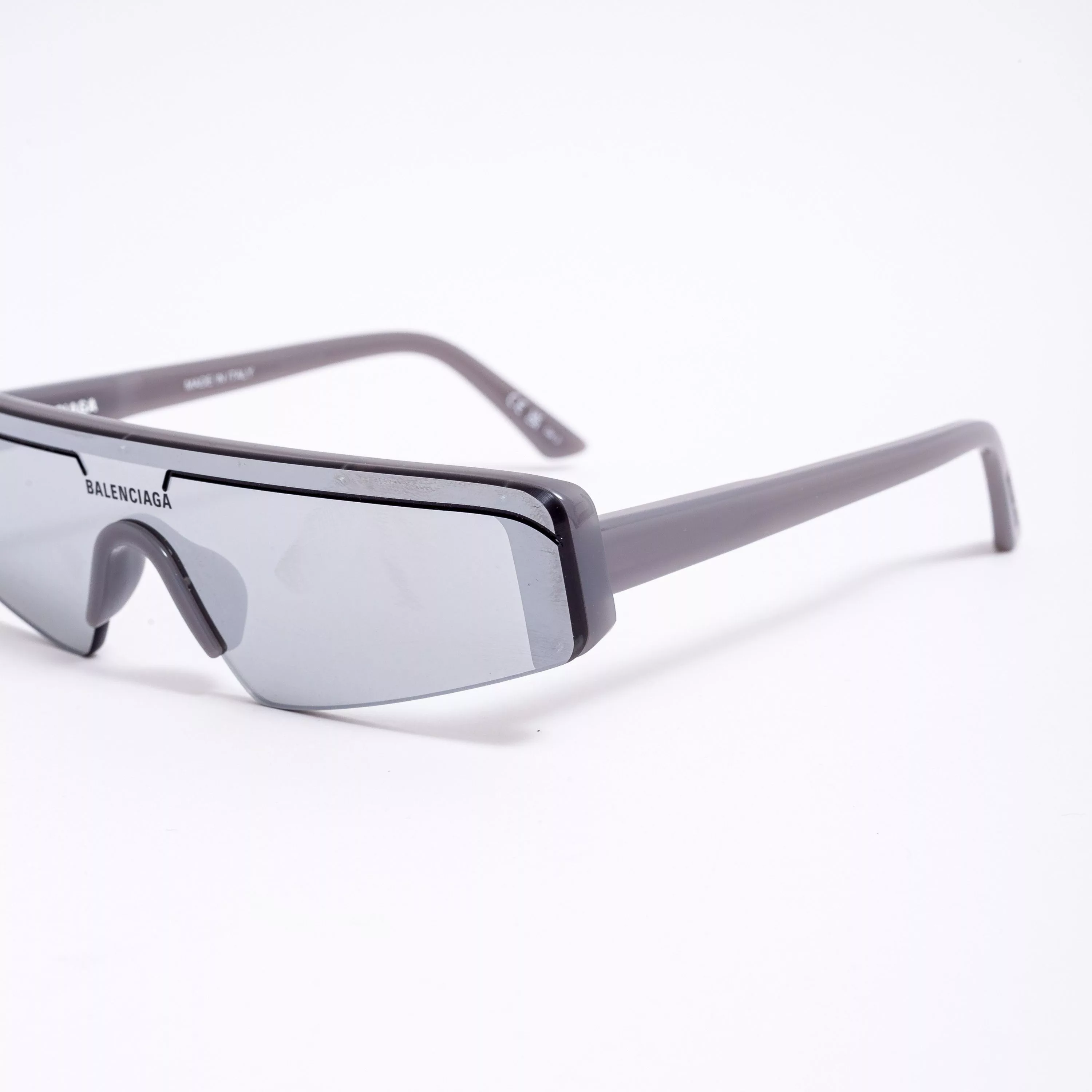 Balenciaga Sunglasses BALENCIAGA BB0003S 011 GRAY SILVER