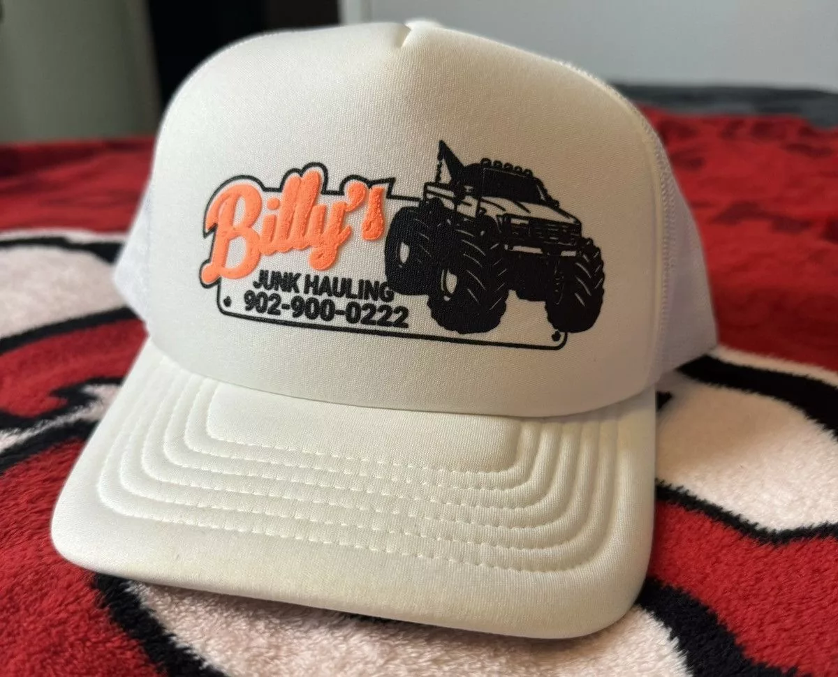 Billy Hill Hats Billy Hill Junk Hauling Trucker Hat White