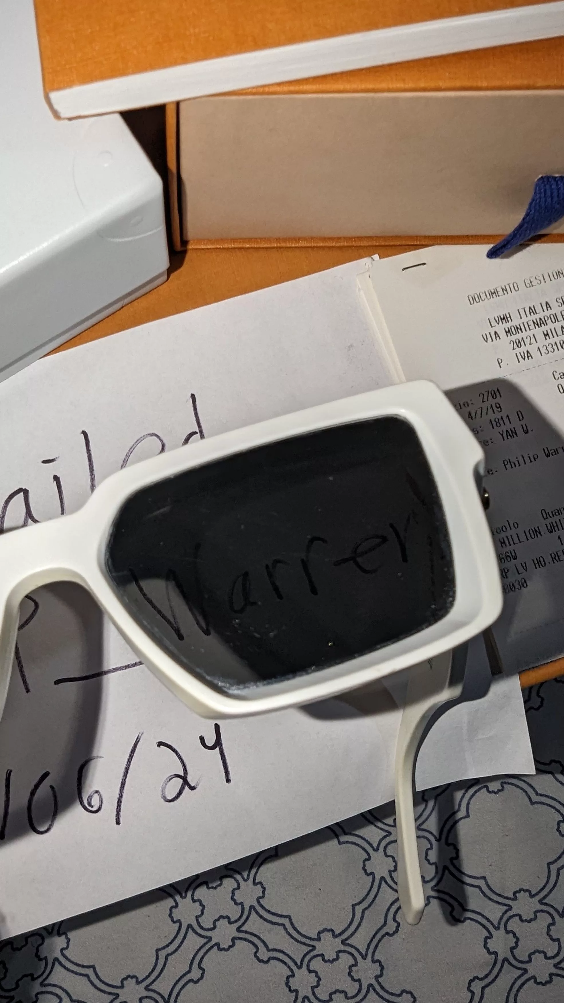 Louis Vuitton Sunglasses Louis Vuitton Virgil Abloh Millionaire Sunglasses White