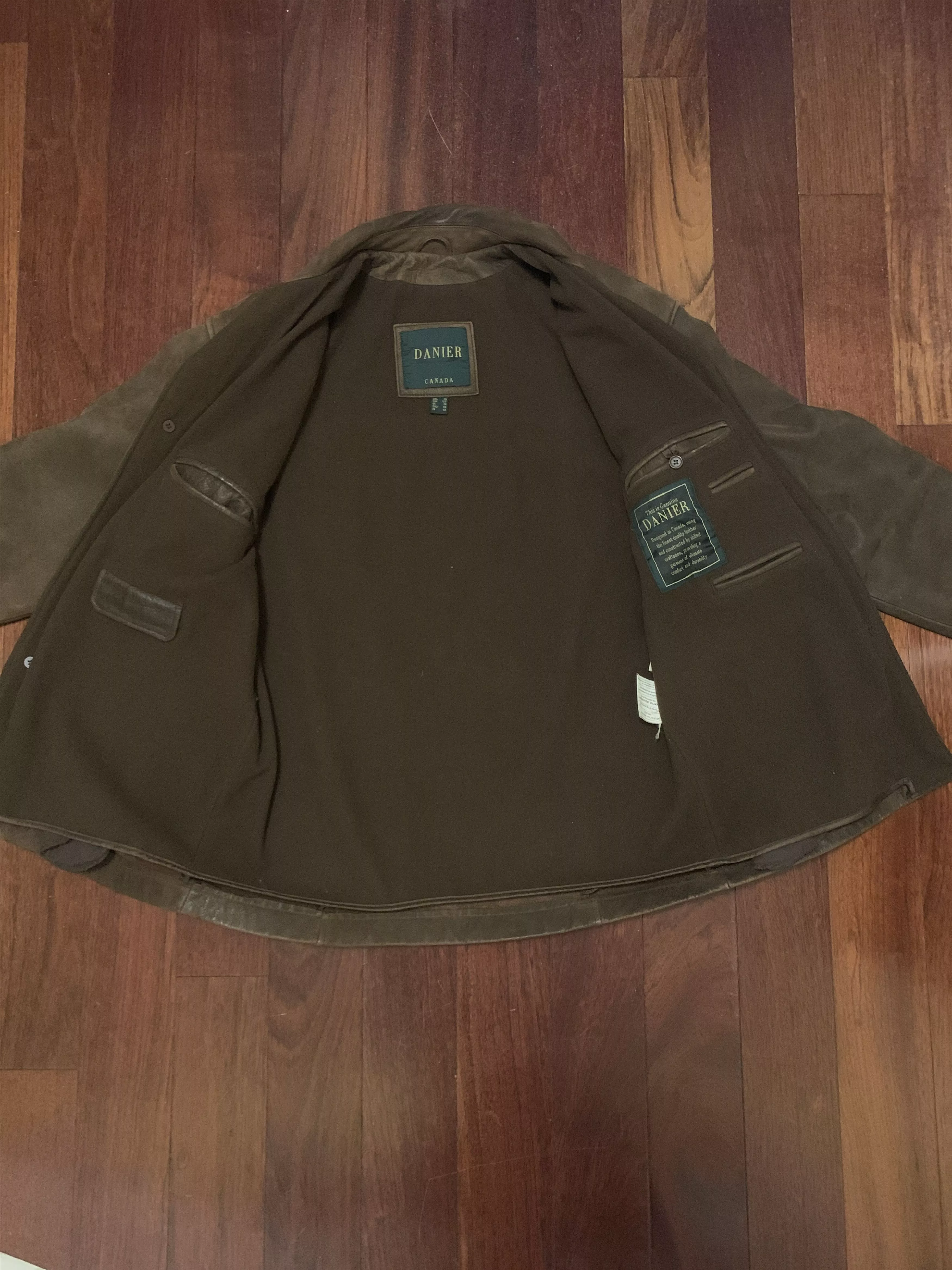 Danier Leather Jackets Danier × Vintage Vintage Danier Genuine Leather Jacket (Brown, S)