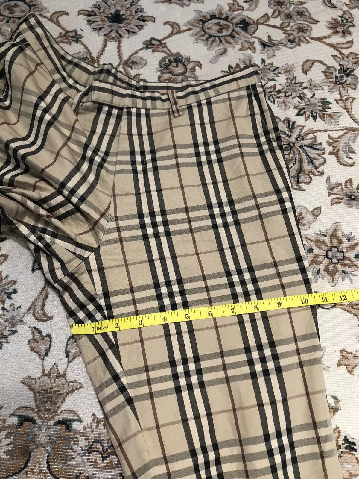 Burberry Casual Pants BURBERRY NOVA CHECK PANTS Beige