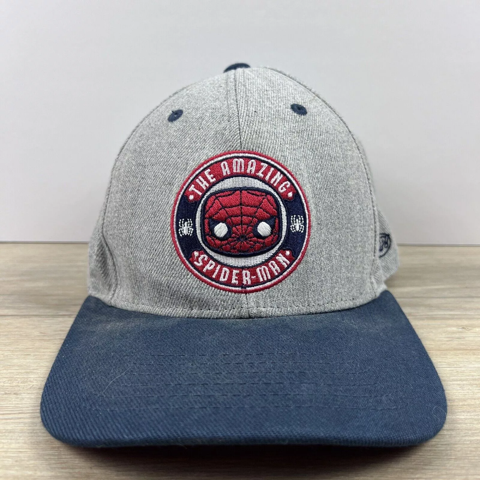 Other Hats Other Spiderman Hat Amazing Spiderman Snapback Hat Gray Adjustable