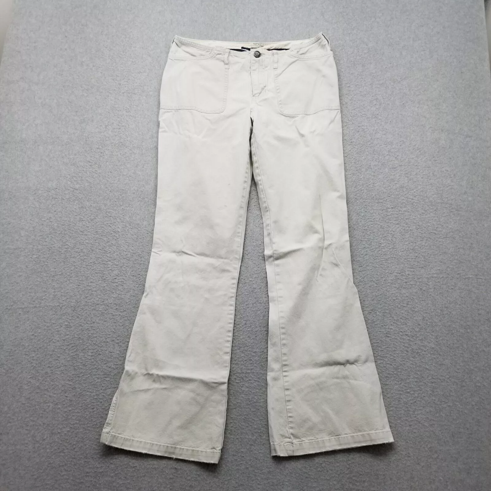 Abercrombie & Fitch Pants Womens 6 Flared Pockets 30x30 White