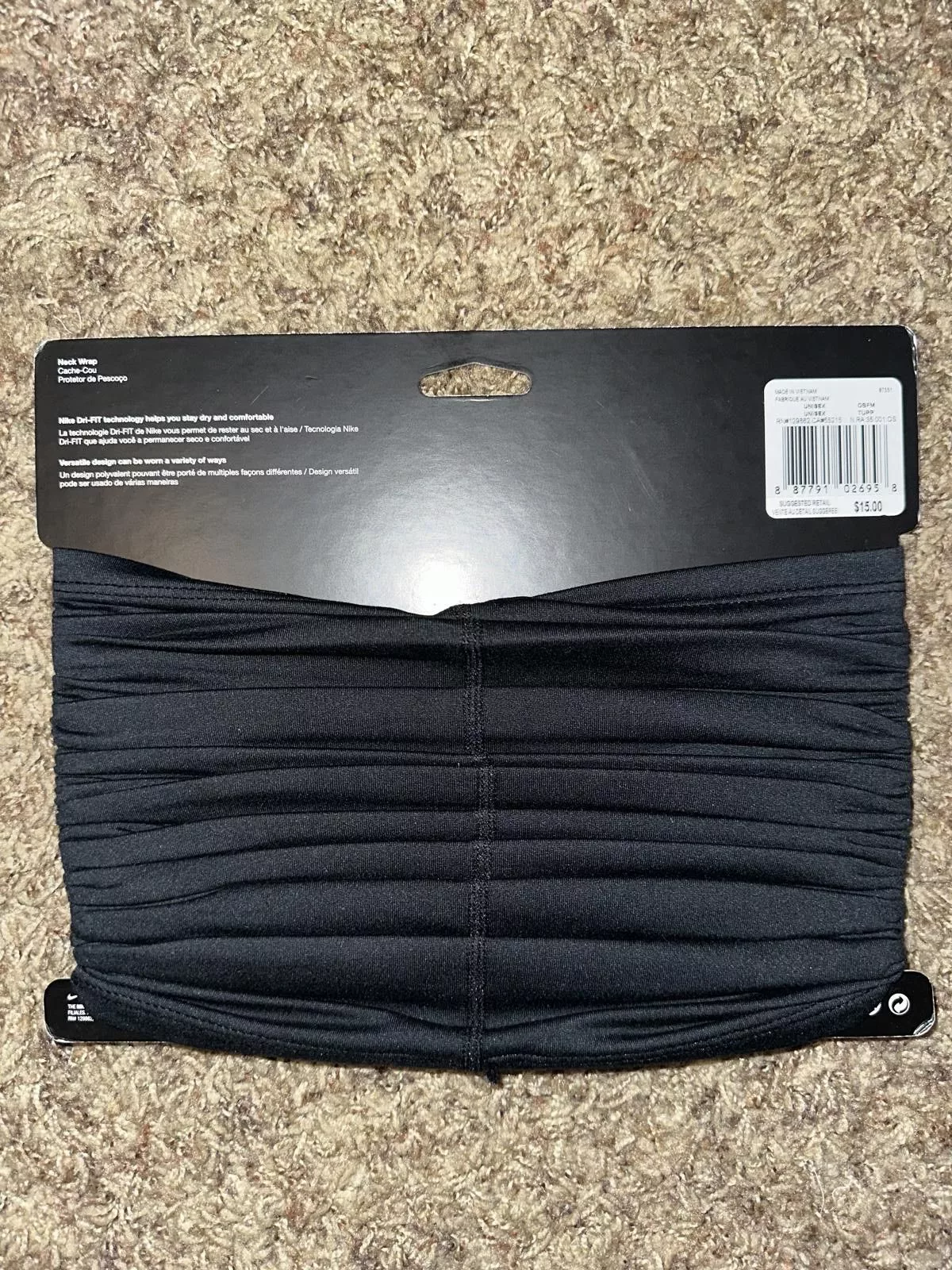 Nike Miscellaneous Nike Therma-Fit Wrap Neck Warmer Black