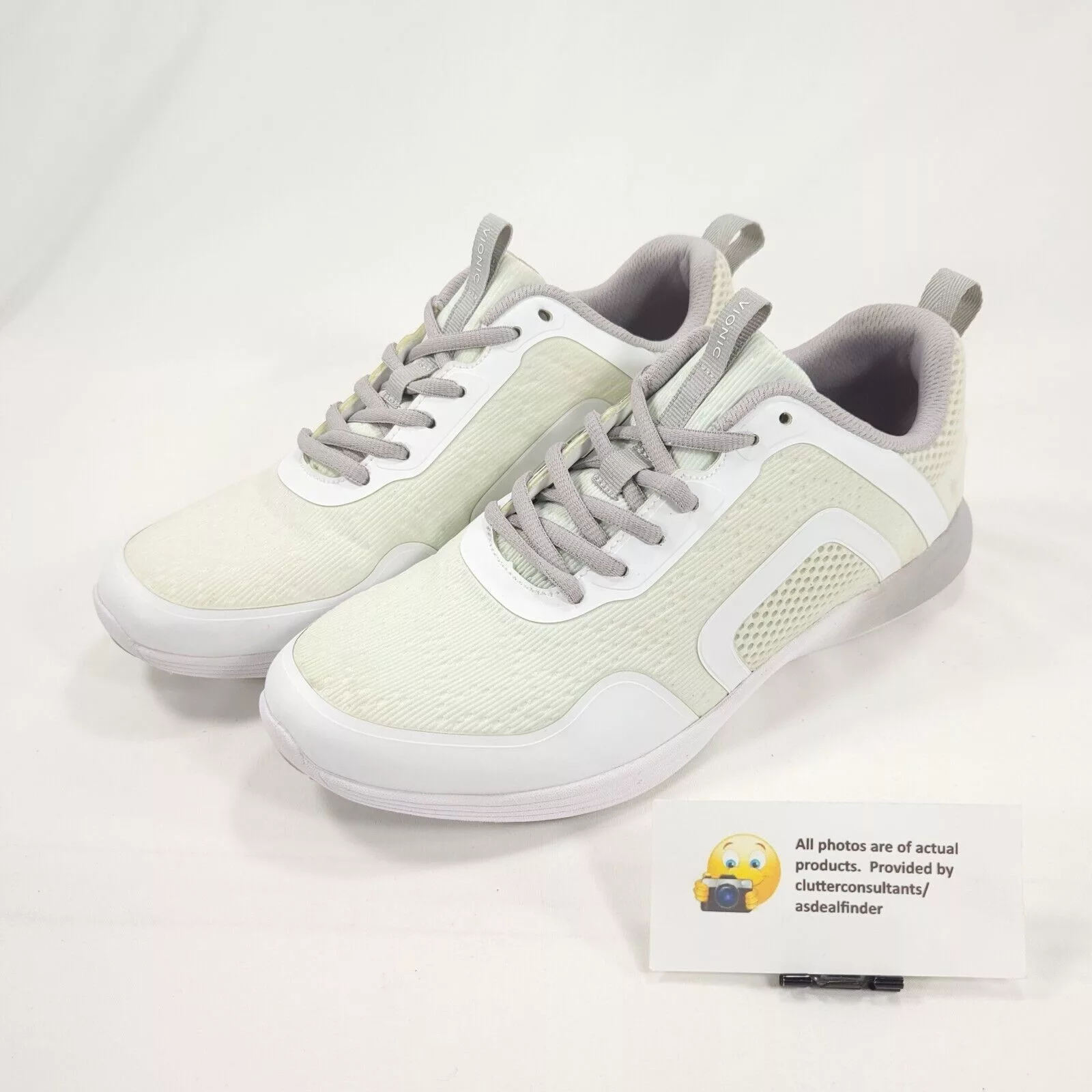 Vionic Low Top Sneakers Vionic Jojo Ombre Athletic Training Shoe Womens Size 9 White